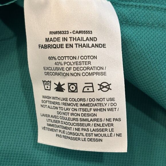 Nike Tiger Woods Polo Shirt Mens XXL Dri Fit Frank Logo Masters Performance - Picture 6 of 7